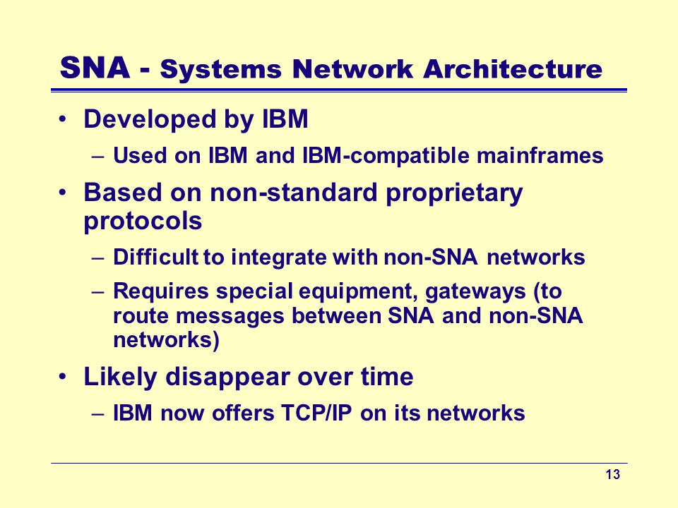 Talk:IBM Systems Network Architecture